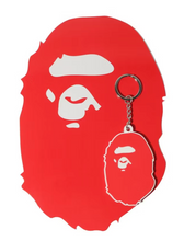 Load image into Gallery viewer, BAPE Check Gift Sweat Shorts (SS22)Red
