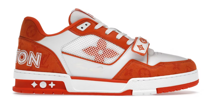 Louis Vuitton Trainer Monogram Denim Orange