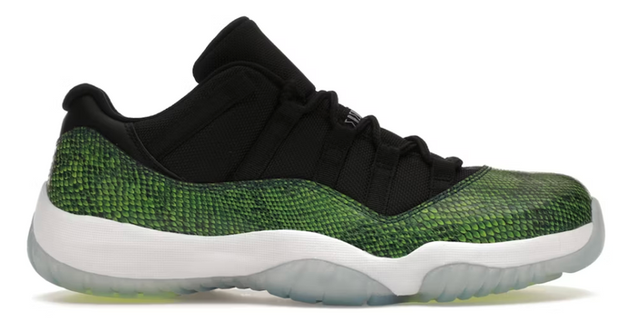 Jordan 11 Retro Low Green Snakeskin