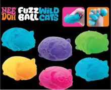 Load image into Gallery viewer, NeeDoh Fuzz Ball Wild Cats (sold individually)
