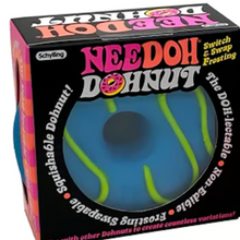 Load image into Gallery viewer, NeeDoh Dohnut Squishy Fidget Toy        (sold individually)  [RANDOM Colors!]
