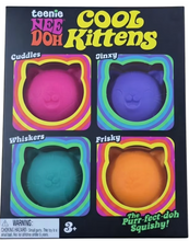 Load image into Gallery viewer, NeeDoh Teenie Cool Kittens   one-4-Pack
