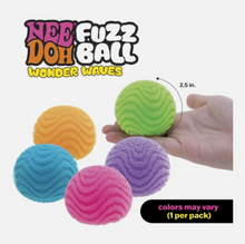 Load image into Gallery viewer, NeeDoh Wonder Waves Fuzz Ball (sold individually)
