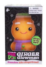 Load image into Gallery viewer, NeeDoh Ginger Glowman  (sold by hat color) (Sold individually)
