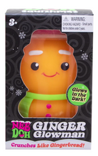 Load image into Gallery viewer, NeeDoh Ginger Glowman  (sold by hat color) (Sold individually)
