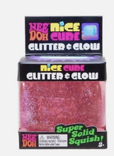 Load image into Gallery viewer, Nee Doh Nice Cube Glitter &amp; Glow
