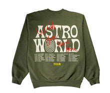 Load image into Gallery viewer, Travis Scott Astro World Crewneck &quot;Skipping Bear&quot;

