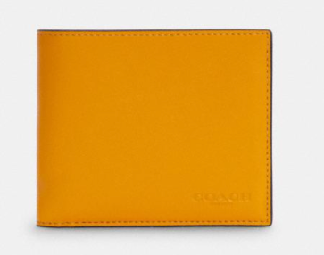 COACH mens bifold wallet orche