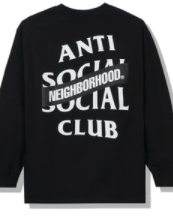 Anti Social Social Club x Neighborhood AW05 Long Sleeve Tee