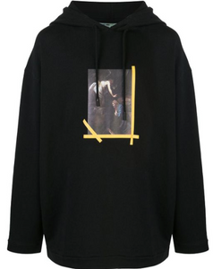 Off-White c/o Virgil Abloh Men's Black X Mca Figures Of Speech Caravaggio Hoodie