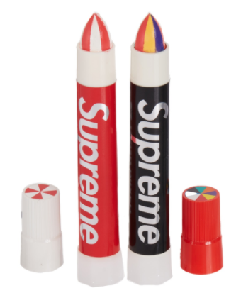 Supreme Hand Mixed Paint Stick (Set of 2) Multicolor