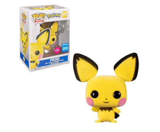 Funko Pop! Games Pokemon Pichu (Flocked) Wonderous Convention Exclusive Figure #579