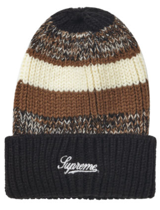 Supreme Mixed Stripe Beanie