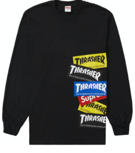 Supreme Thrasher Multi Logo L/S Tee