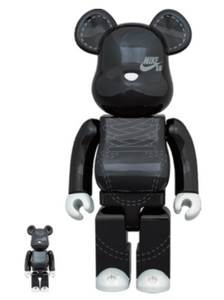 Bearbrick NIKE SB 2020 100% & 400% Set Black