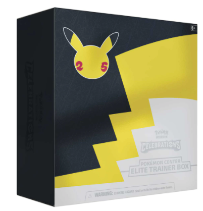 Pokémon TCG 25th Anniversary Celebrations Pokémon Center Exclusive Elite Trainer Box