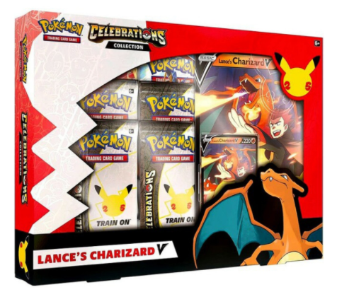 Pokémon TCG 25th Anniversary Celebrations V Box Lances Charizard V