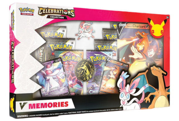 Pokémon TCG 25th Anniversary Celebrations V Memories Special Collection Box