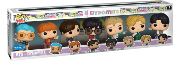 Funko Pop! Rocks BTS Dynamite Walmart Exclusive 7-Pack