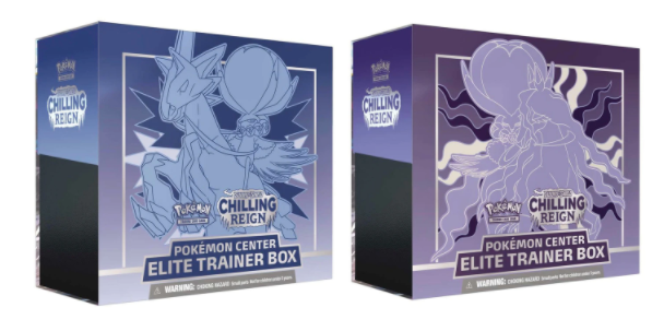 Pokemon TCG Sword & Shield Chilling Reign (Pokémon Center Exclusive) Elite Trainer Box