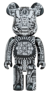 Bearbrick HR GIGER 1000% Chrome