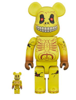 Bearbrick SKULL FACE 100% & 400% Set