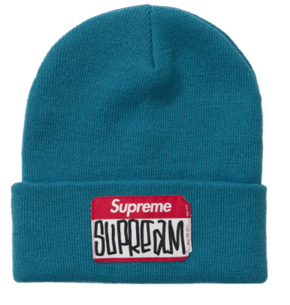 Supreme Gonz Nametag Beanie