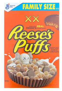KAWS x Reese's Puffs Cereal