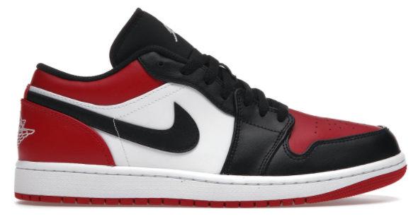 Jordan 1 Low Bred Toe