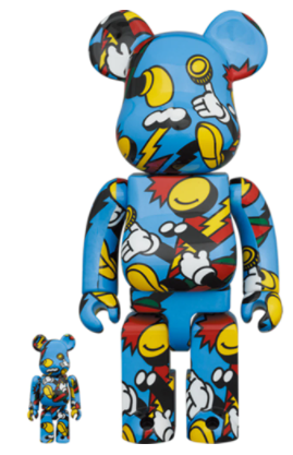 Bearbrick Grafflex 100% & 400% Set