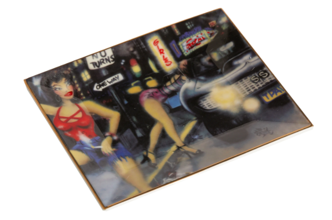 Supreme Lady Pink Super Sport Camero Ceramic Tray Multicolor