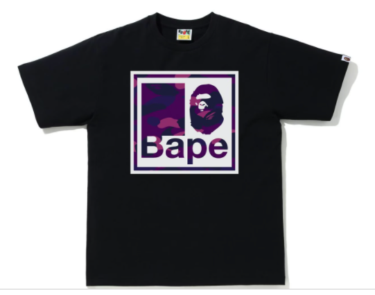 BAPE Color Camo Quadrangle Tee
