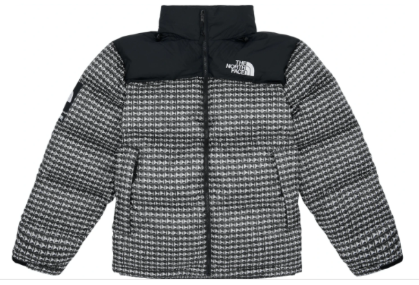 Supreme The North Face Studded Nuptse Jacket Black
