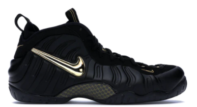 Nike Air Foamposite Pro Black Metallic Gold