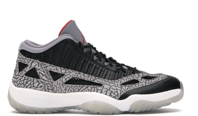 Jordan 11 Retro Low IE Black Cement