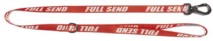 Full Send Logo Dog Leash/Collar Red