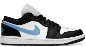 Jordan 1 Low Black University Blue White (W)