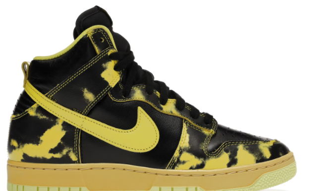 Nike Dunk High 1985 SP Yellow Acid Wash