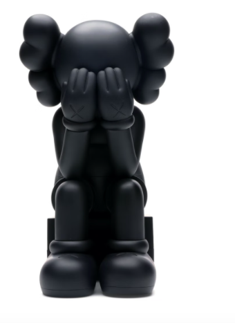 KAWS Passing Through Open Edition Vinyl Figure Black
