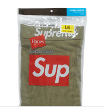 Load image into Gallery viewer, Supreme Hanes Boxer Briefs (2 Pack) Olive
