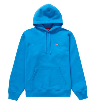 Supreme Small Box Hooded Sweatshirt (SS22) Bright Blue