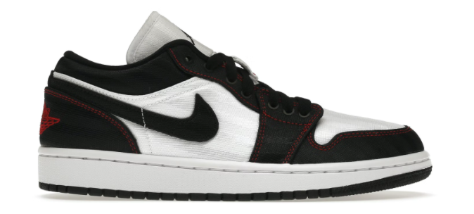 Jordan 1 Low SE Utility White Black Gym Red (W)