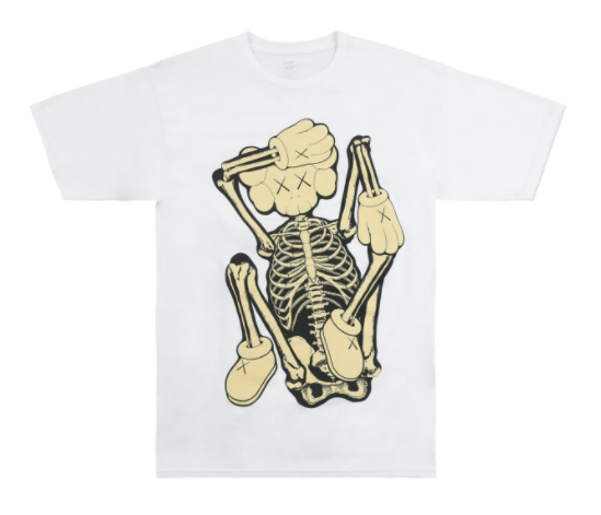 KAWS SKELETON NEW FICTION T-shirt