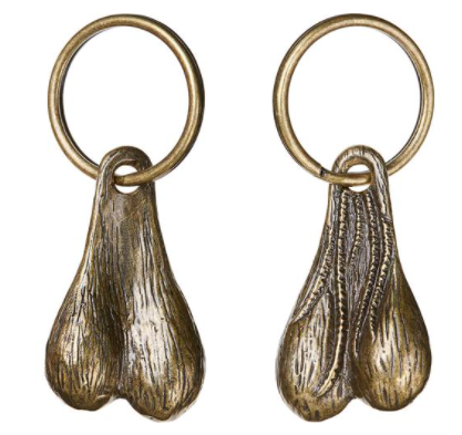 Supreme Brass Balls Keychain