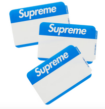 Load image into Gallery viewer, Supreme Name Tags
