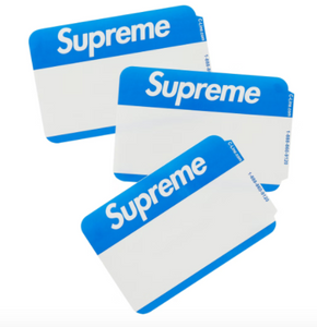 Supreme Name Tags