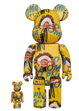 bearbrick  Andy Warhol x Jean-Michel Basquiat #3