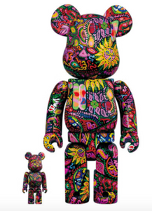 Bearbrick Psychedelic Paisley 100% & 400% Set