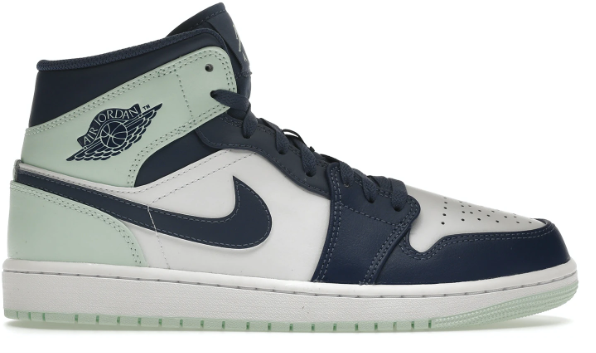 Jordan 1 Mid Mystic Navy Mint Foam
