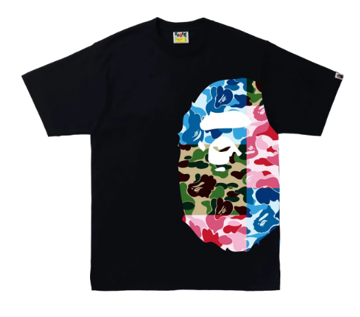 BAPE ABC Camo Side Big Ape Head Tee
